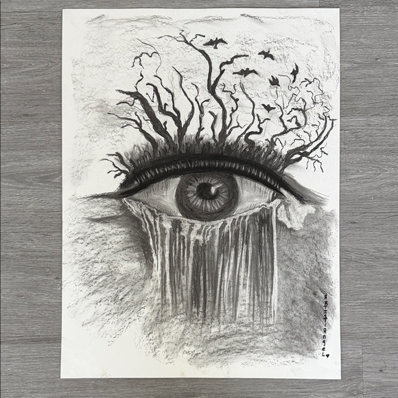 Other - Monochrome Eye Art Print